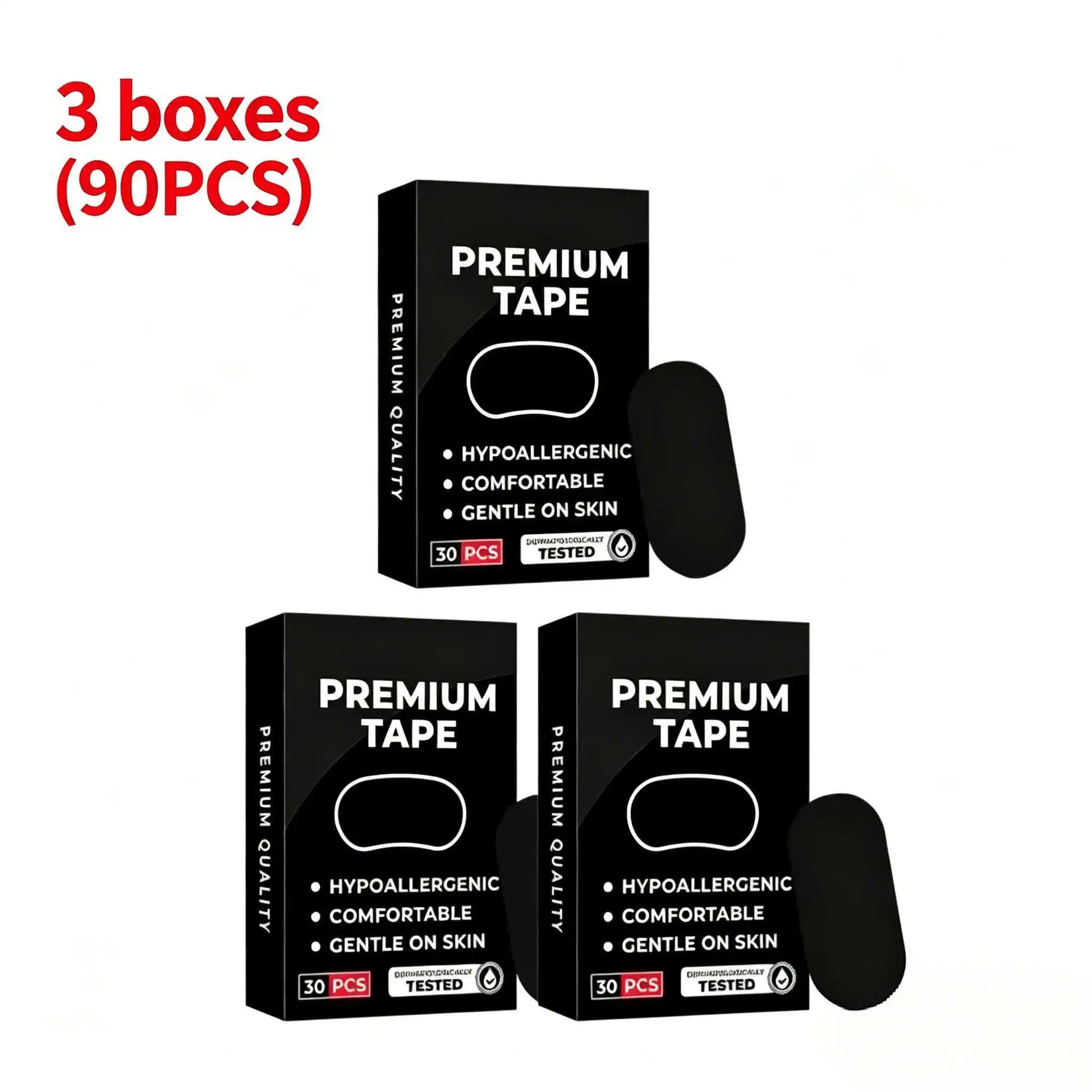 Anti Snoring Mouth Tape Medical Grade Sleep Strips for Snoring Relief & Breathing Gentle Nasal Tape for Travel and Home Use