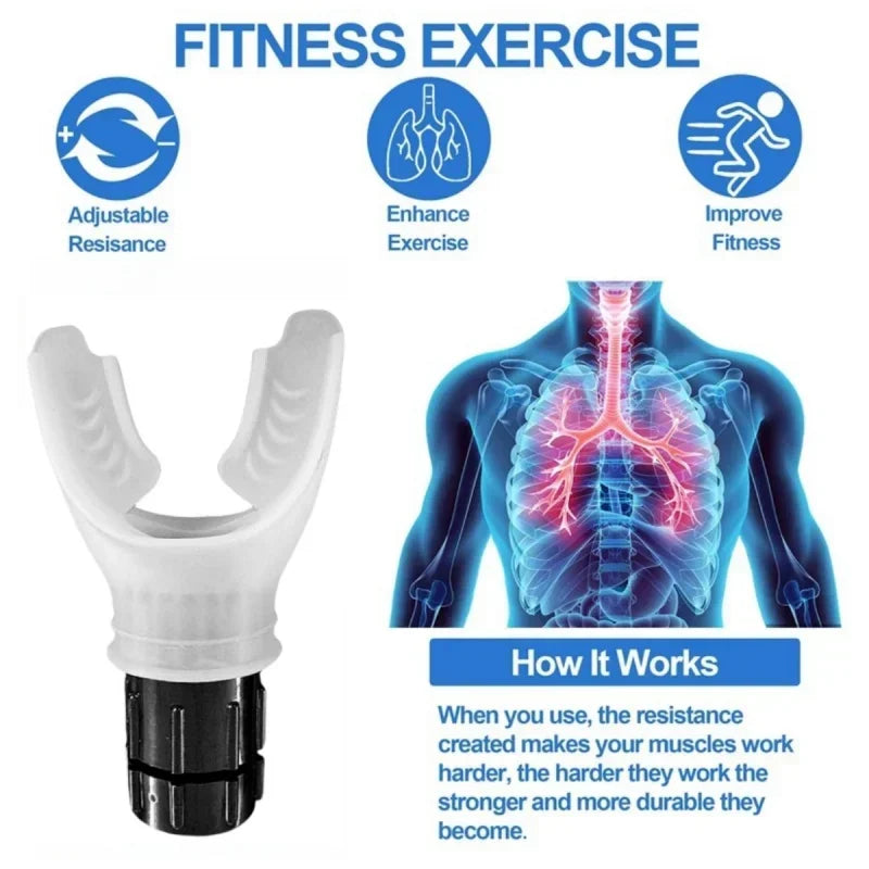  Breathing Lung Trainer Fitness Equipment (With Box)